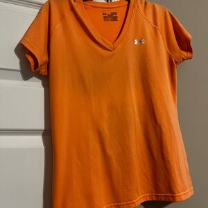 Under Armour Women's Bright Orange Short Sleeve Tee